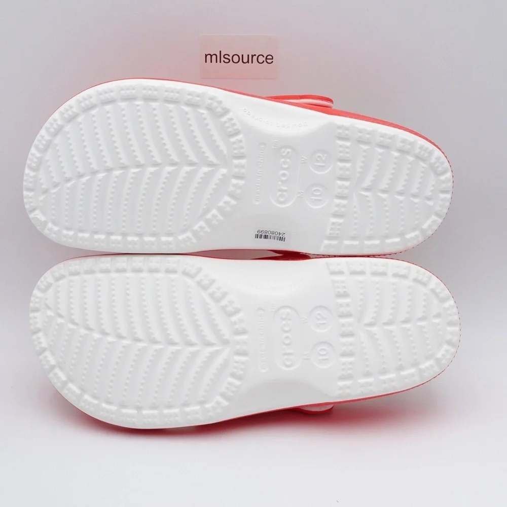 NEW Crocs McDonald's Classic Clogs 209858-920 Red/Yellow